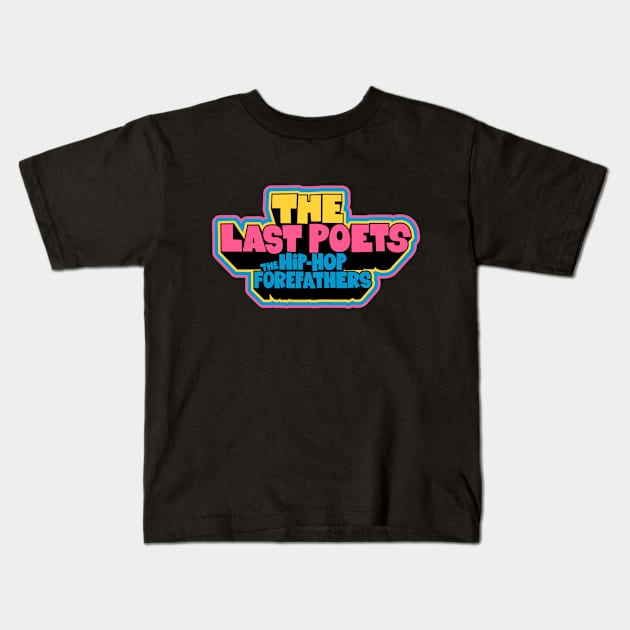 The Last Poets - Wearable Legends of Hip Hop and Black Liberation Kids T-Shirt by Boogosh